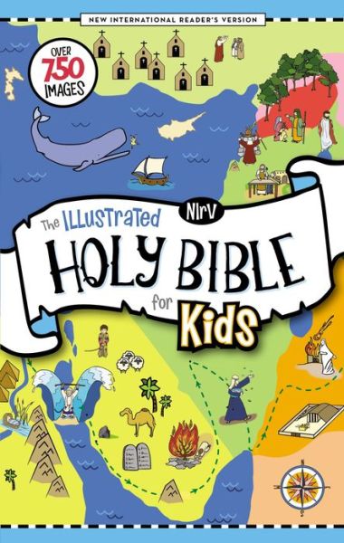 Cover for Zonderkidz · NIrV, The Illustrated Holy Bible for Kids, Hardcover, Full Color, Comfort Print: Over 750 Images (Hardcover Book) (2019)
