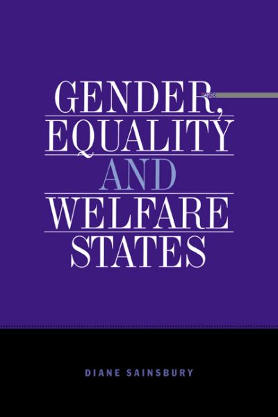 Cover for Sainsbury, Diane (Stockholms Universitet) · Gender, Equality and Welfare States (Paperback Book) (1996)