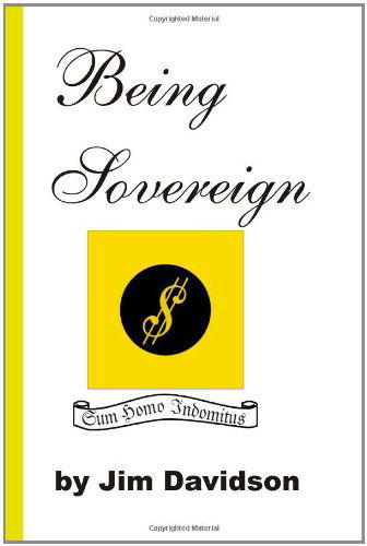 Cover for Jim Davidson · Being Sovereign (Paperback Book) (2010)