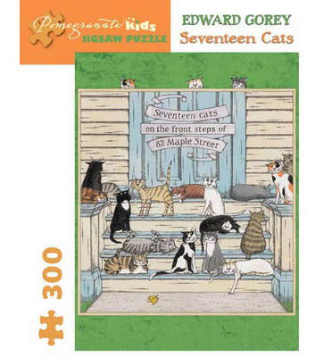 Seventeen Cats 300-piece Jigsaw Puzzle - Edward Gorey - Autre - POMEGRANATE EUROPE - 9780764962790 - 2008