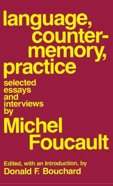 Cover for Michel Foucault · Language, Counter-Memory, Practice: Selected Essays and Interviews (Hardcover Book) (1977)