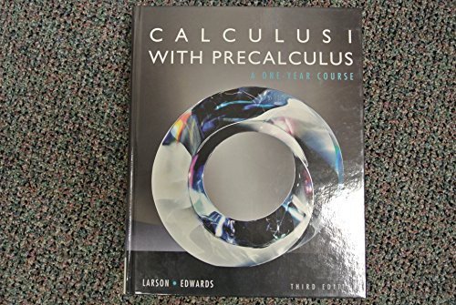 Cover for Ron Larson · Calculus I W/Precalculus HS Ed Level 1 (Hardcover Book) (2011)