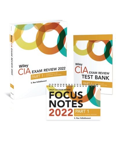 Cover for Wiley · Wiley CIA 2022 Part 1 - Exam Review + Test Bank + Focus Notes, Essentials of Internal Auditing Set (Pocketbok) (2021)