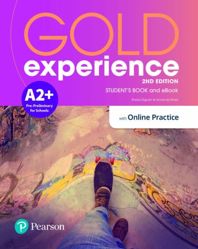 Cover for Gold Experience 2ed A2+ Student's Book &amp; eBook with Online Practice (Book) (2021)