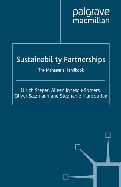 Cover for Steger · Sustainability Partnerships (Book) (2008)