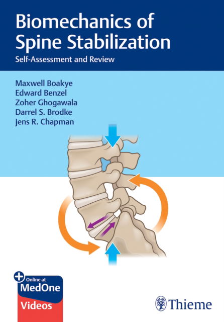 Cover for Maxwell Boakye · Biomechanics of Spine Stabilization: Self-Assessment and Review (Paperback Book) (2025)