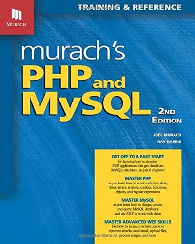 Murach's PHP and MySQL - Joel Murach - Autre - Murach & Associates, Incorporated, Mike - 9781890774790 - 22 décembre 2021