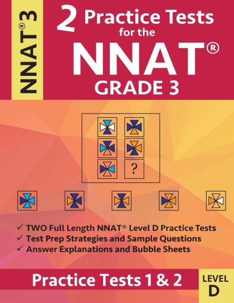 Cover for Origins Publications · 2 Practice Tests for the NNAT Grade 3 Level D (Paperback Book) (2019)