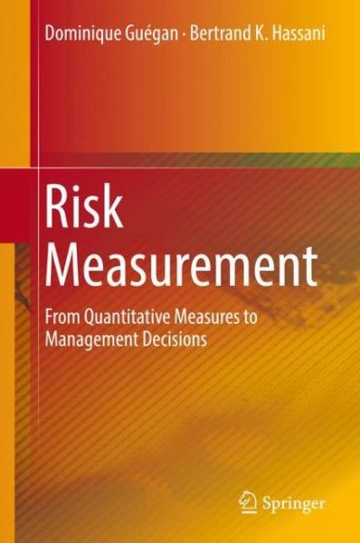 Cover for Guégan · Risk Measurement (Book) [1st ed. 2019 edition] (2019)