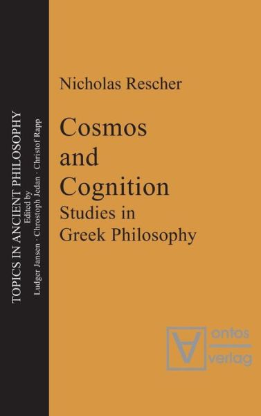 Cover for N. Rescher · Cosmos and Logos (Book) (2005)