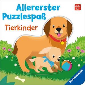 Cover for Sandra Grimm · Allererster Puzzlespaß: Tierkinder (Leketøy) (2022)