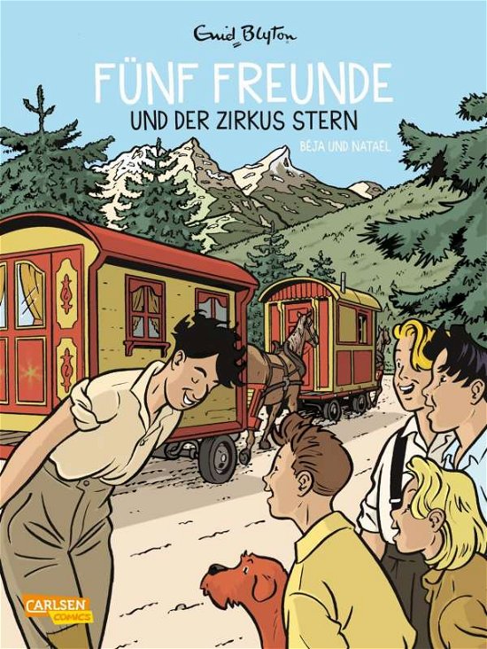 Cover for Enid Blyton · Fünf Freunde 6: Fünf Freunde und der Zirkus Stern (Gebundenes Buch) (2022)