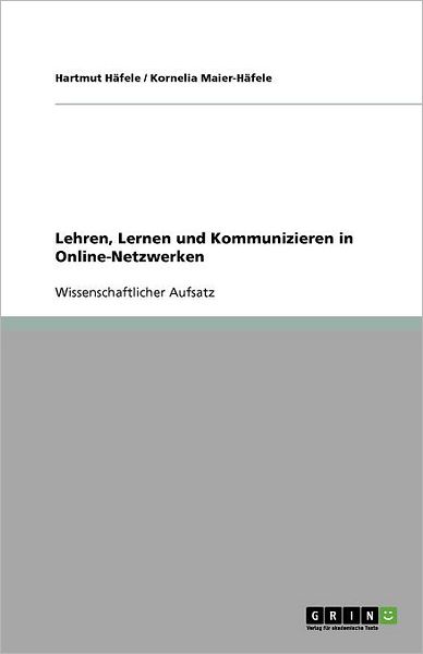 Cover for Häfele · Lehren, Lernen und Kommunizieren (Book) [German edition] (2013)