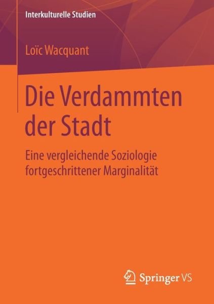 Cover for Wacquant · Die Verdammten der Stadt, 1 (Buch) (2017)