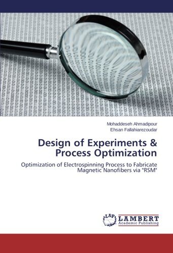 Cover for Ehsan Fallahiarezoudar · Design of Experiments &amp; Process Optimization: Optimization of Electrospinning Process to Fabricate Magnetic Nanofibers Via &quot;Rsm&quot; (Paperback Bog) (2014)