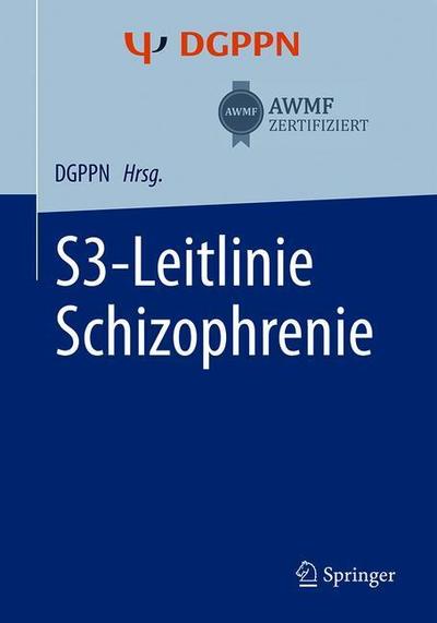 Cover for S3 Leitlinie Schizophrenie (Book) (2019)