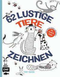 Cover for Terry Runyan · 62 lustige Tiere zeichnen - Für Groß und Klein! (Pocketbok) (2021)