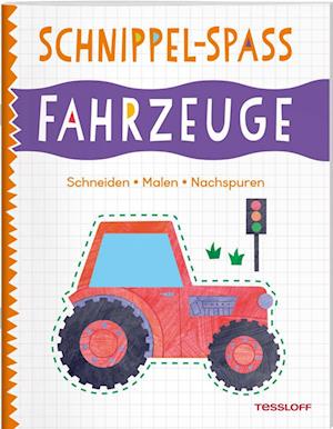 Cover for Schnippel-Spaß. Fahrzeuge. Schneiden - Malen - Nachspuren (Book) (2024)