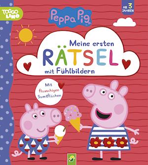 Cover for Schwager und Steinlein · Peppa Pig Meine ersten Rätsel mit Fühlbildern (Taschenbuch) (2022)