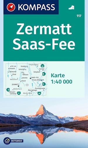 Cover for Zermatt / Saas Fee (Map) (2024)