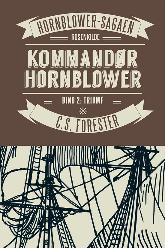 Cover for C. S. Forester · Hornblower-sagaen: Kommandør Hornblower (Sewn Spine Book) [1º edição] (2015)