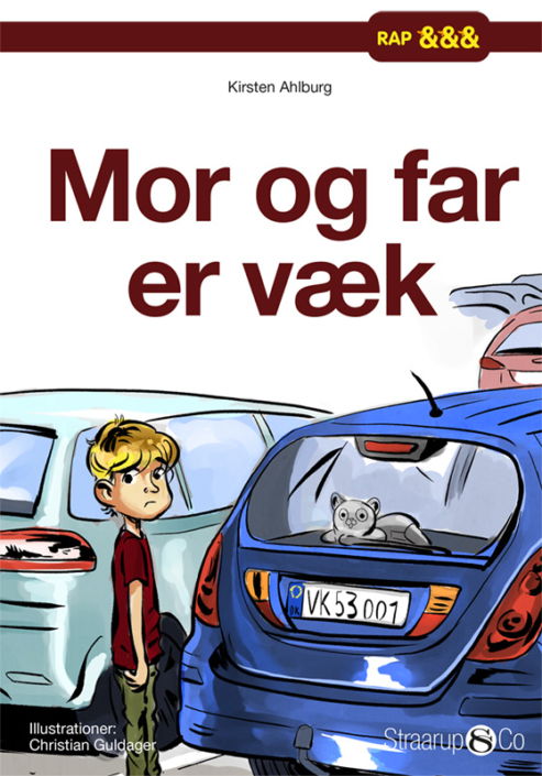 Cover for Kirsten Ahlburg · Rap: Mor og far er væk (Hardcover bog) [1. udgave] (2020)