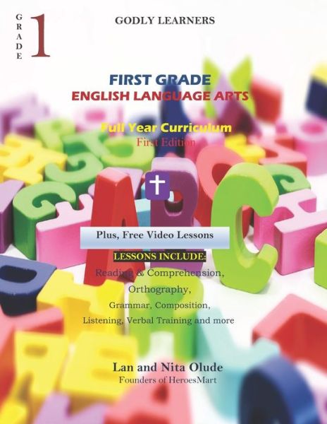 First Grade English Language Arts - Lan and Nita Olude - Kirjat - Independently Published - 9798650880790 - keskiviikko 3. kesäkuuta 2020