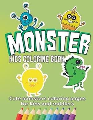 Cover for Jag Singh · Monster Kids Coloring Book (Paperback Bog) (2021)