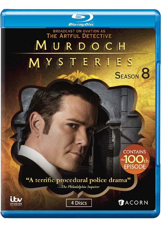 Cover for Murdoch Mysteries: Season 8 (Blu-ray) (2015)