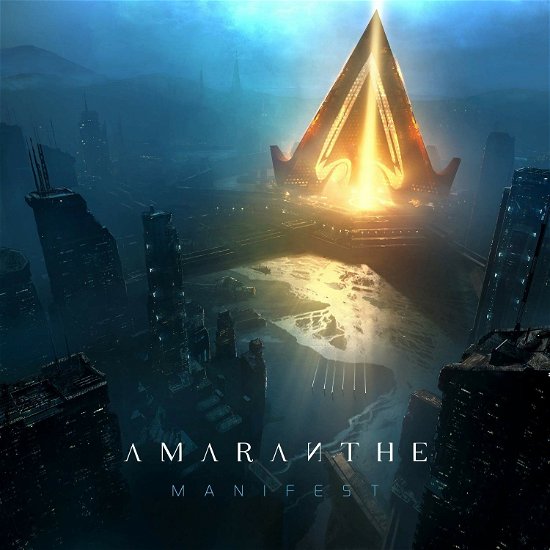 Cover for Amaranthe · Manifest (Cyan) (LP) [Coloured, Limited edition] (2020)