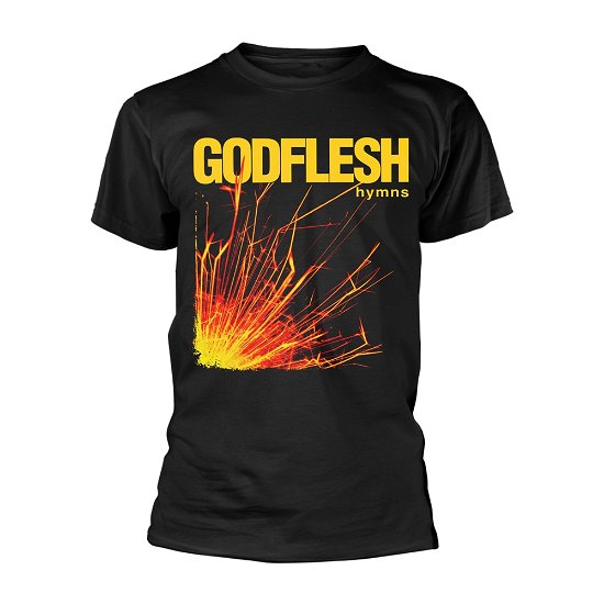 Cover for Godflesh · Hymns (Black) (T-shirt) [size M] [Black edition] (2021)