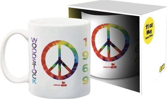 Woodstock Tie Dye Peace 11Oz Boxed Mug - Woodstock - Produtos - WOODSTOCK - 0840391156791 - 