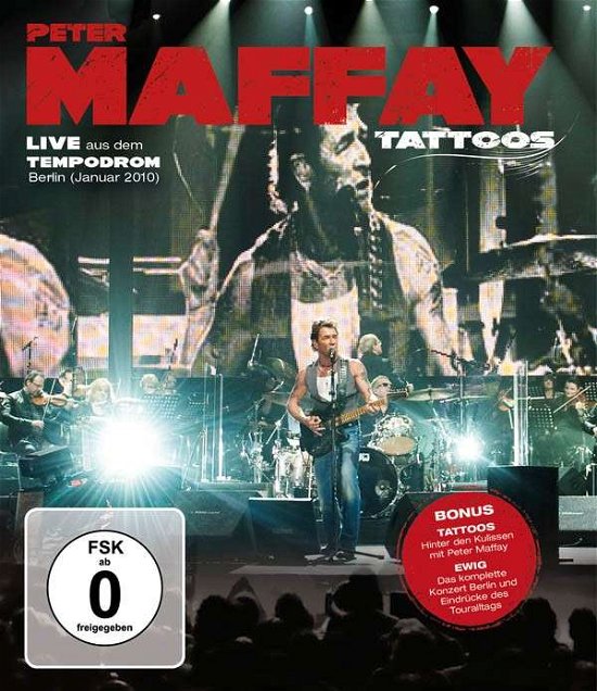 Cover for Peter Maffay · Tattoos: Live (Blu-ray) (2010)
