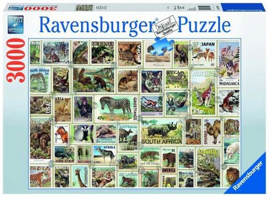 Cover for Ravensburger · 17079 - Tierbriefmarken Puzzle - 3000 Teilig (N/A) (2019)