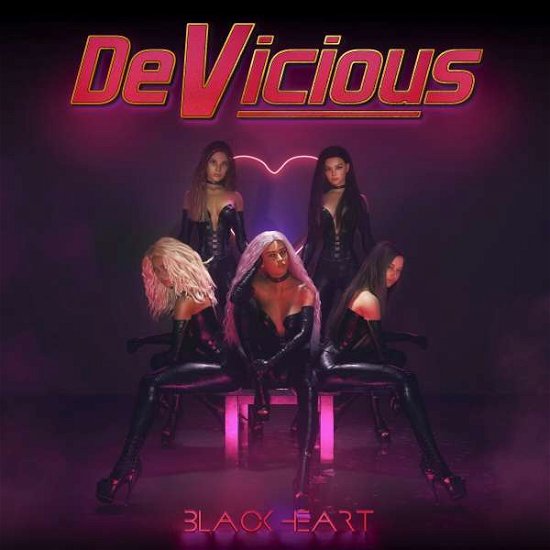 Cover for Devicious · Black Heart (CD) [Digipak] (2022)