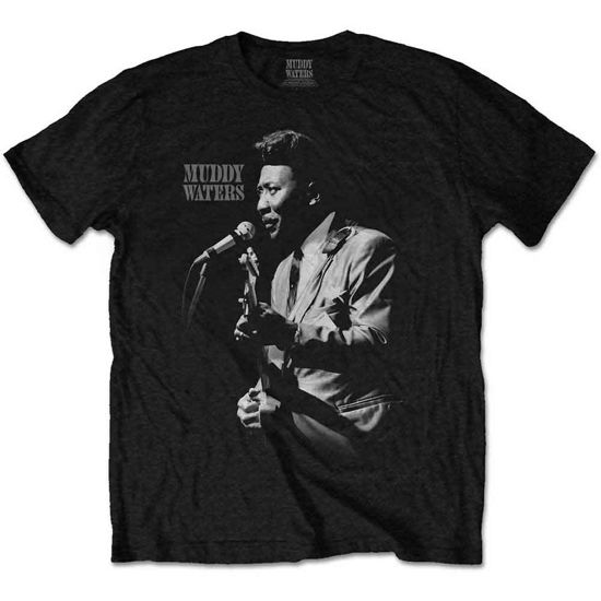 Muddy Waters Unisex T-Shirt: Muddy Live - Muddy Waters - Fanituote -  - 5056170641791 - 