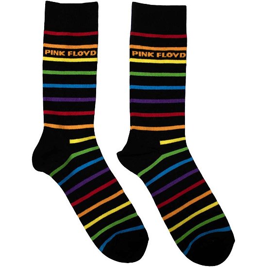 Pink Floyd Unisex Ankle Socks: Prism Stripes (UK Size 6 - 11) - Pink Floyd - Koopwaar -  - 5056737219791 - 