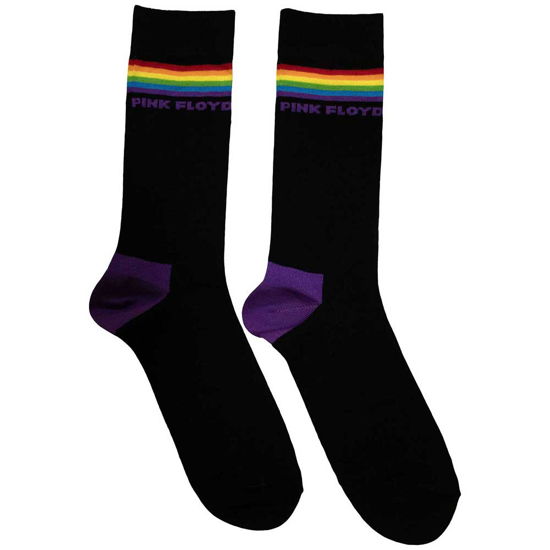 Pink Floyd Unisex Ankle Socks: Prism Stripes (UK Size 6 - 11) - Pink Floyd - Merchandise -  - 5056737219791 - 
