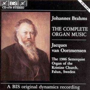 Cover for Brahms / Van Oortmerssen · Organ Works (CD) (1994)