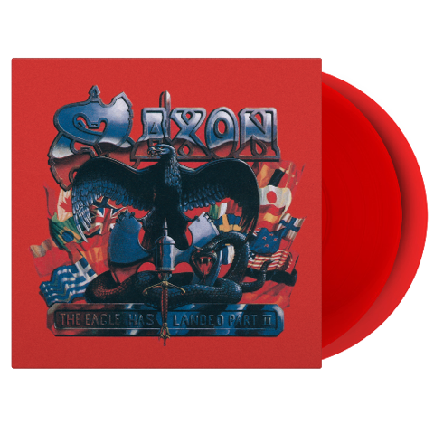 Cover for Saxon · The Eagle Has landed Part II (LP) [Red Vinyl edition] (2025)