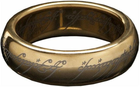 Herr der Ringe Wolfram-Ring Der Eine Ring (vergold - Other - Merchandise -  - 9420024710791 - 12. juli 2023