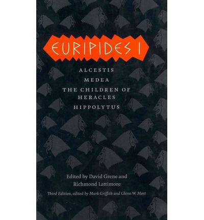 Cover for Euripides · Euripides I: Alcestis, Medea, The Children of Heracles, Hippolytus - Complete Greek Tragedies (Innbunden bok) [Third edition] (2013)