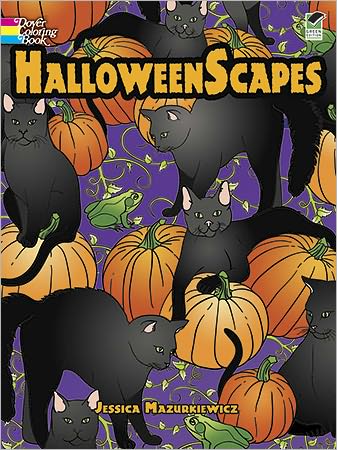 Cover for Jessica Mazurkiewicz · Halloweenscapes - Dover Holiday Coloring Book (Paperback Book) (2011)