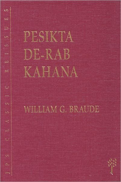 Cover for William G Braude · Pesikta De-Rab Kahana (Hardcover Book) (2002)