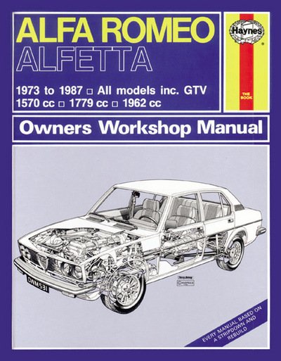 Cover for Haynes Publishing · Alfa Romeo Alfetta (1973 - 1987) Haynes Repair Manual: 1973-87 (Paperback Bog) [2 Revised edition] (2012)