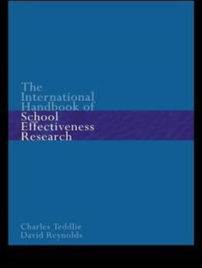 Cover for David Reynolds · The International Handbook of School Effectiveness Research (Inbunden Bok) (2016)