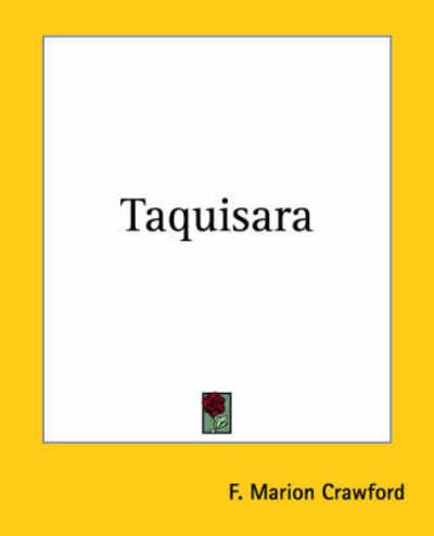 Cover for F. Marion Crawford · Taquisara (Paperback Book) (2004)