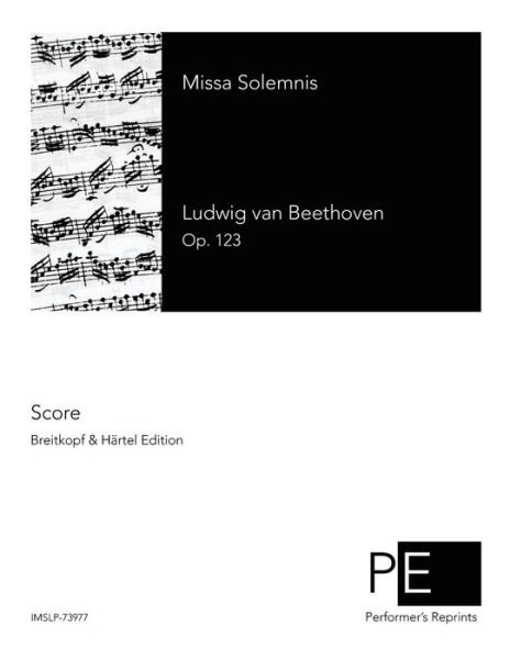 Cover for Ludwig Van Beethoven · Missa Solemnis (Paperback Bog) (2014)