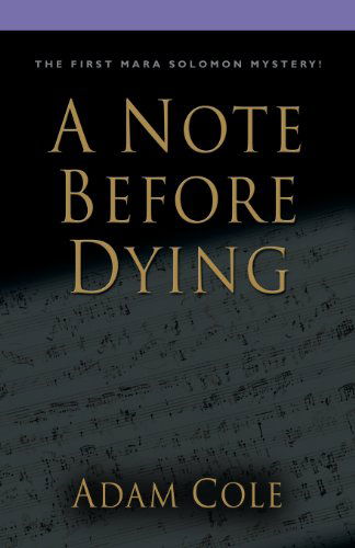 Cover for Adam Cole · A Note Before Dying (Paperback Bog) (2013)