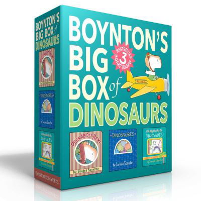 Cover for Sandra Boynton · Boynton's Big Box of Dinosaurs (Boxed Set): Peekaboo Rex!; Dinosnores; Oh My Oh My Oh Dinosaurs! - Boynton on Board (Board book) [Boxed Set edition] (2024)